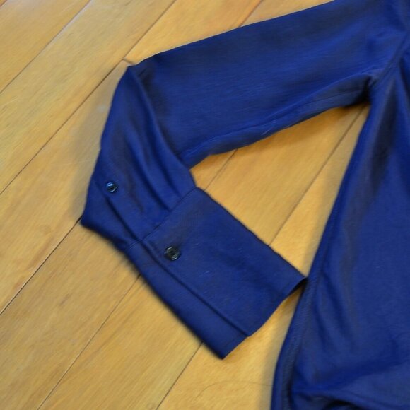 rag & bone faux wrap long sleeve top size xs / tp made in USA - Picture 5 of 10